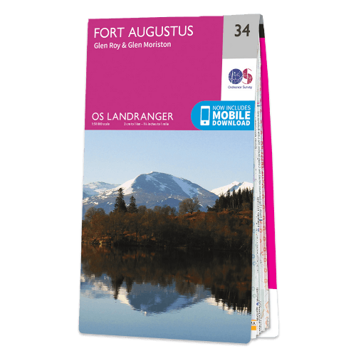 OS Landranger - 034 - Fort Augustus, Glen Roy & Glen Moriston
