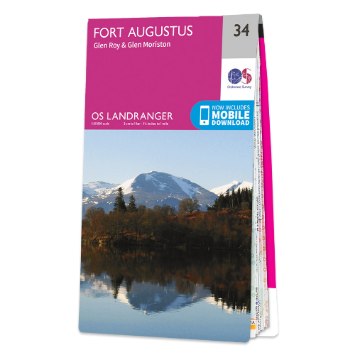 OS Landranger - 034 - Fort Augustus, Glen Roy & Glen Moriston