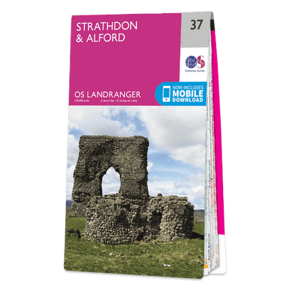 OS Landranger - 037 - Strathdon & Alford area