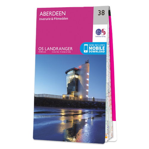 OS Landranger - 038 - Aberdeen, Inverurie & Pitmedden area