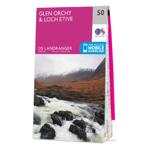 OS Landranger - 050 - Glen Orchy & Loch Etive area