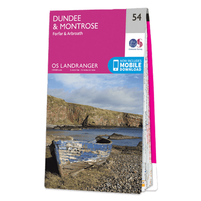 OS Landranger - 054 - Dundee & Montrose, Forfar & Arbroath