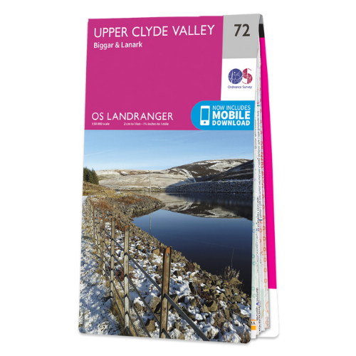 OS Landranger - 072 - Upper Clyde Valley, Biggar & Lanark