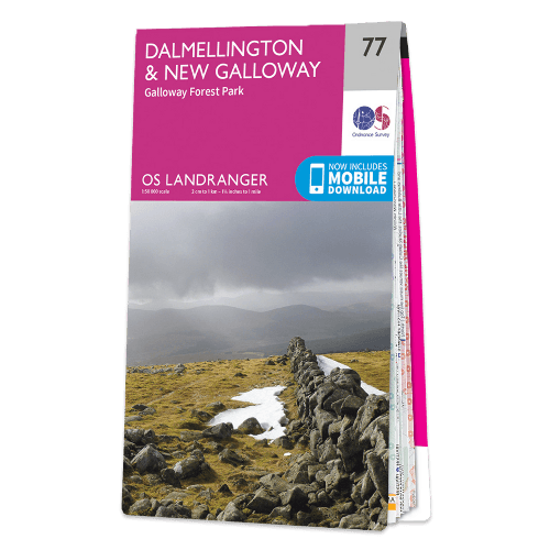 OS Landranger - 077 - Dalmellington & New Galloway, Galloway Forest Park