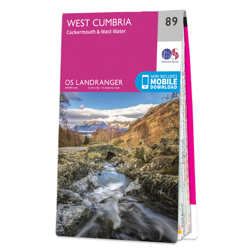 OS Landranger - 89 - West Cumbria, Cockermouth & Wast Water