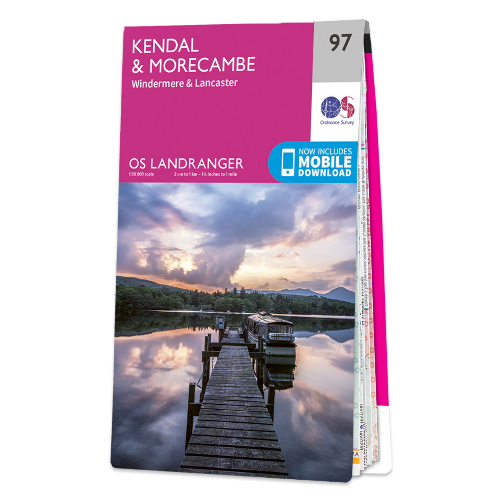 OS Landranger - 097 - Kendal, Morecambe, Windermere & Lancaster