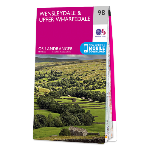 OS Landranger - 098 - Wensleydale & Upper Wharfedale