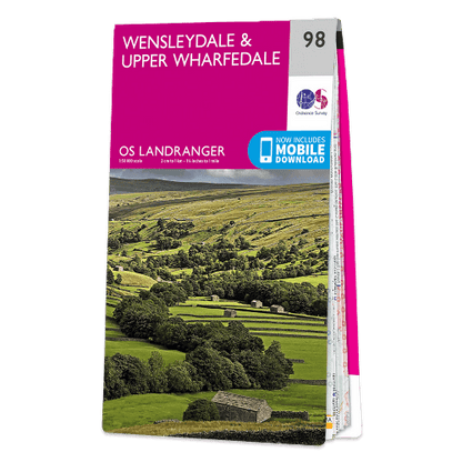 OS Landranger - 098 - Wensleydale & Upper Wharfedale