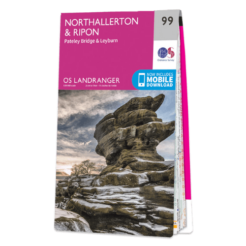 OS Landranger - 099 - Northallerton & Ripon, Pateley Bridge & Leyburn