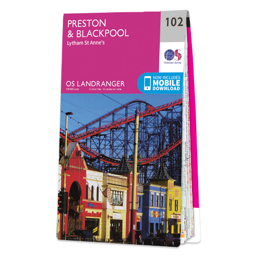 OS Landranger - 102 - Preston & Blackpool, Lytham