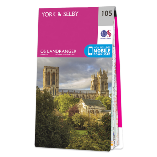 OS Landranger - 105 - York & Selby