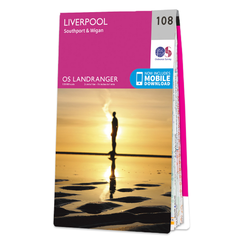 OS Landranger - 108 - Liverpool, Southport & Wigan