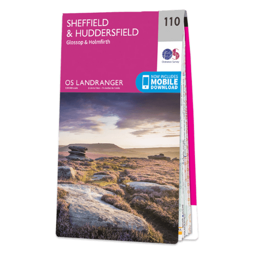 OS Landranger - 110 - Sheffield & Huddersfield, Glossop & Holmfirth