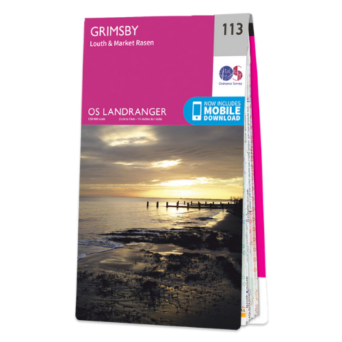 OS Landranger - 113 - Grimsby, Louth & Market Rasen