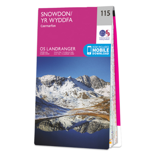 OS Landranger - 115 - Snowdon & Caernarfon