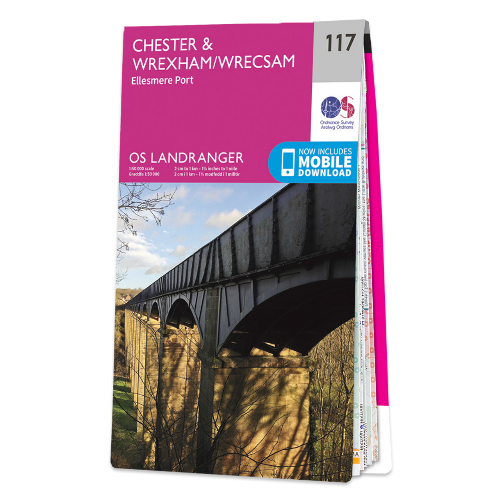 OS Landranger - 117 - Chester & Wrexham, Ellesmere Port