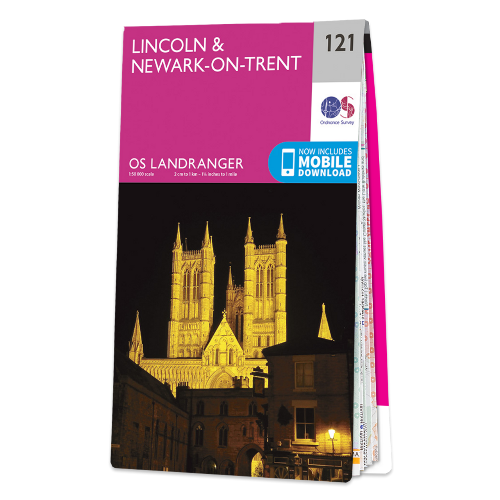 OS Landranger - 121 - Lincoln & Newark-on-Trent