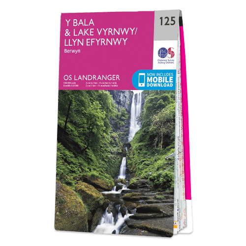 OS Landranger - 125 - Bala & Lake Vyrnwy, Berwyn