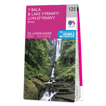 OS Landranger - 125 - Bala & Lake Vyrnwy, Berwyn