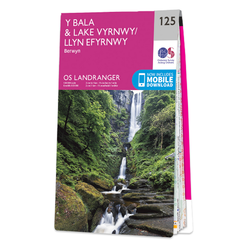 OS Landranger - 125 - Bala & Lake Vyrnwy, Berwyn