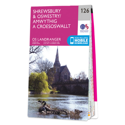 OS Landranger - 126 - Shrewsbury & Oswestry