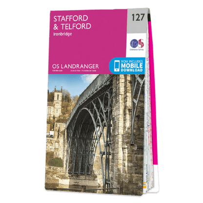 OS Landranger - 127 - Stafford & Telford, Ironbridge