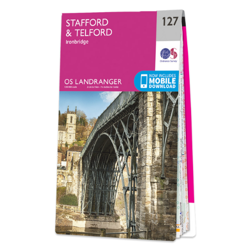 OS Landranger - 127 - Stafford & Telford, Ironbridge