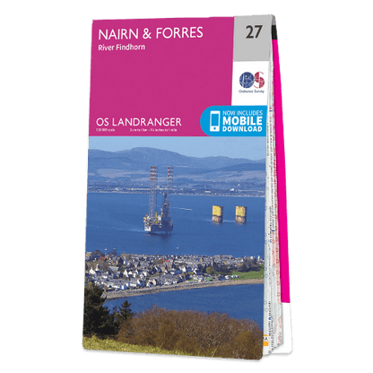 OS Landranger - 027 - Nairn & Forres, River Findhorn area