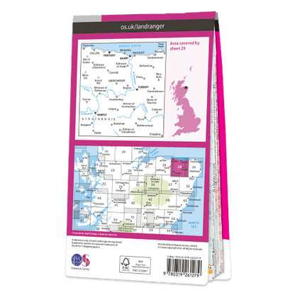 OS Landranger - 029 - Banff & Huntly, Portsoy & Turriff area