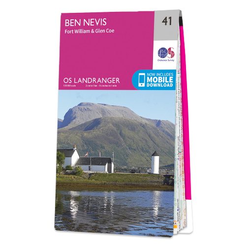 OS Landranger - 041 - Ben Nevis, Fort William & Glen Coe area