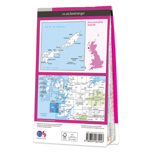 OS Landranger - 046 - Coll & Tiree area