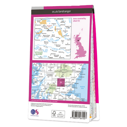 OS Landranger - 052 - Pitlochry & Crieff