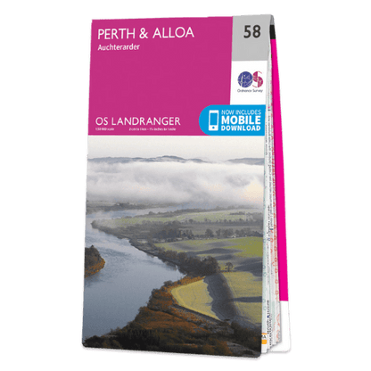 OS Landranger - 058 - Perth & Alloa, Auchterarder