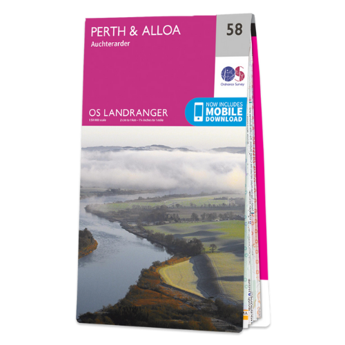 OS Landranger - 058 - Perth & Alloa, Auchterarder