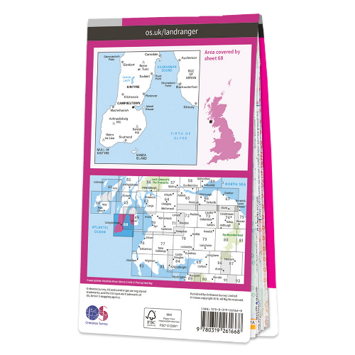 OS Landranger - 068 - South Kintyre & Campbeltown