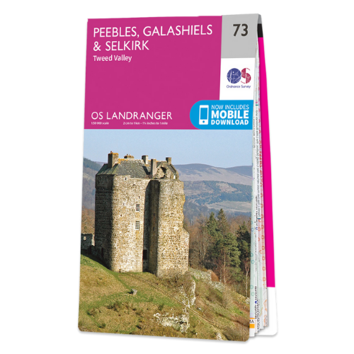 OS Landranger - 073 - Peebles, Galashiels & Selkirk, Tweed Valley