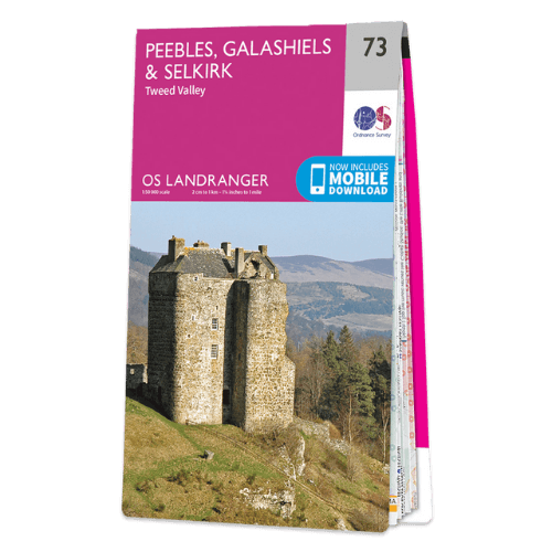 OS Landranger - 073 - Peebles, Galashiels & Selkirk, Tweed Valley