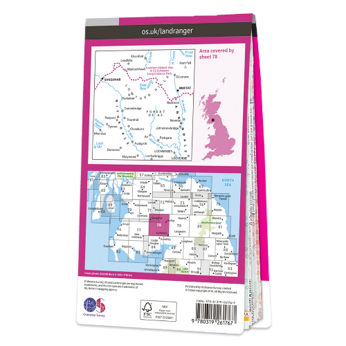 OS Landranger - 078 - Nithsdale & Annadale, Sanquhar & Moffat