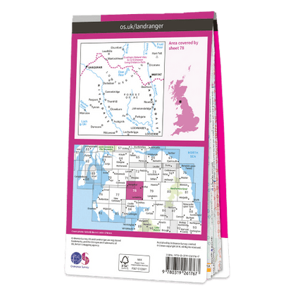 OS Landranger - 078 - Nithsdale & Annadale, Sanquhar & Moffat