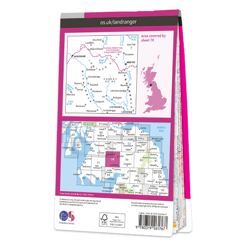OS Landranger - 078 - Nithsdale & Annadale, Sanquhar & Moffat