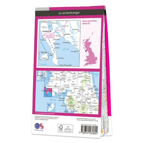 OS Landranger - 082 Stranraer & Glenluce