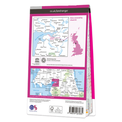 OS Landranger - 085 - Carlisle & Solway Firth, Gretna Green