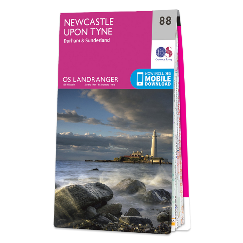 OS Landranger - 088 - Newcastle Upon Tyne, Durham & Sunderland