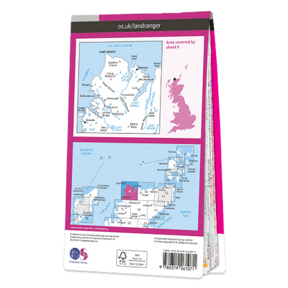 OS Landranger - 009 - Cape Wrath, Durness & Scourie area