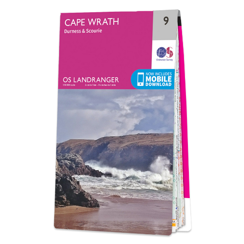 OS Landranger - 009 - Cape Wrath, Durness & Scourie area