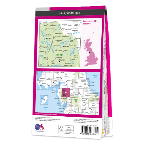 OS Landranger - 090 - Penrith & Keswick, Ambleside