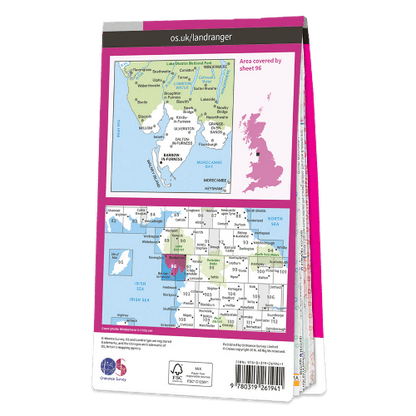 OS Landranger - 096 - Barrow-in-Furness & South Lakeland