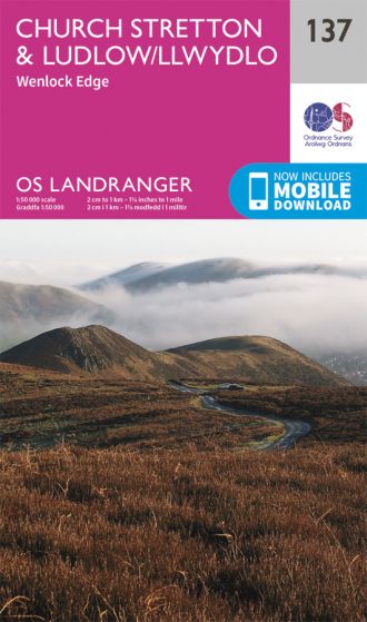 OS Landranger - 137 - Ludlow & Church Stretton, Wenlock Edge