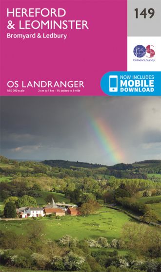 OS Landranger - 149 - Hereford & Leominster, Bromyard & Ledbury