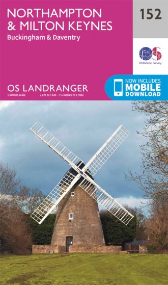 OS Landranger - 152 - Northampton & Milton Keynes, Buckingham & Daventry